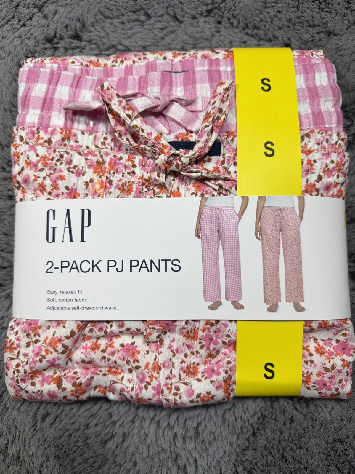 Gap Womens Cotton Pajama Pants 2-Pack Lounge PJ Sleep Pants Size Small NWT