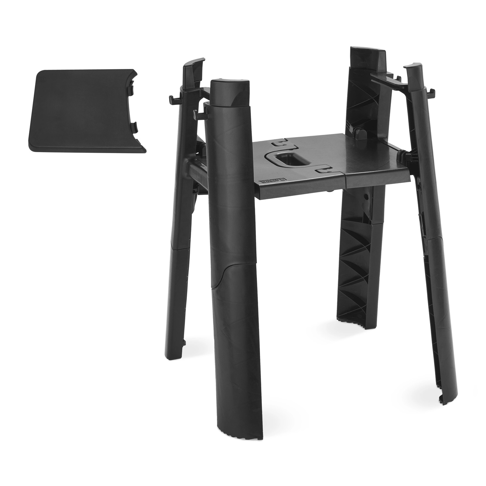 Weber Lumin Compact Black Thermoset plastic Folding Grill stand|119817