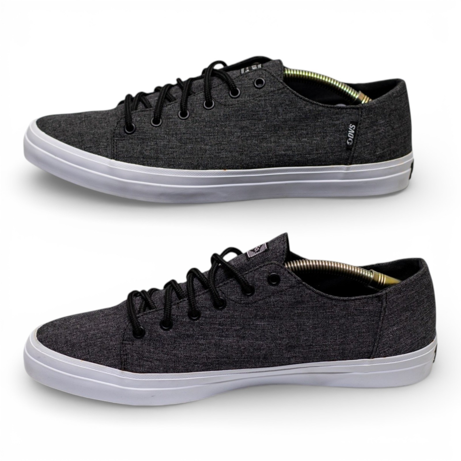 Vintage DVS Edmon Skate Shoes Men’s 9 Gray Low Top Clean Rare Sample DVF0000258