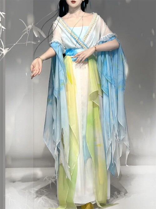 Hanfu Dress Women Chinese Traditional Embroidery Hanfu Carnival Cosplay Costume