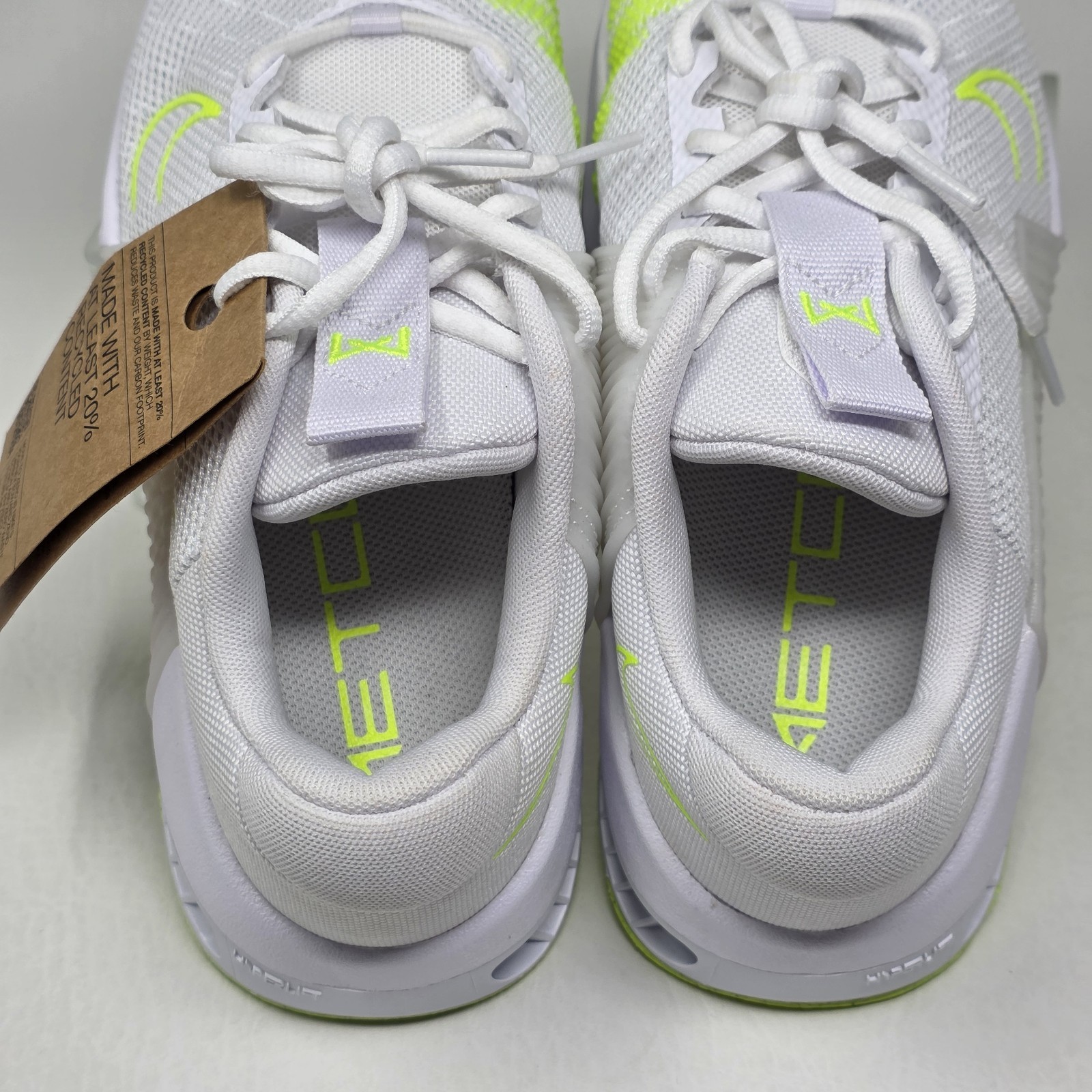 Nike Metcon 9 Mens Size 6.5 White Green Volt Athletic Shoes DZ2617-104 New