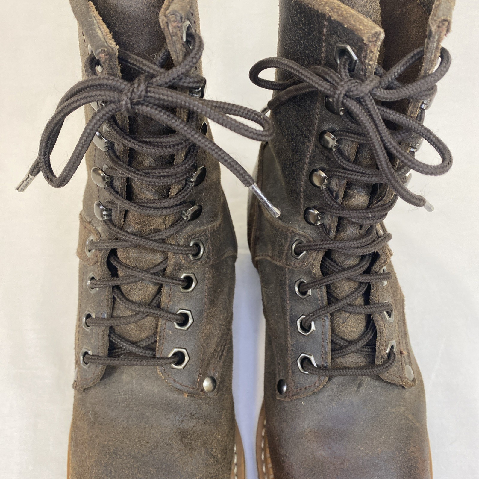 Georgia Boot 6.5 E Logger Split Leather Lug Sole G8223T Steampunk Cosplay
