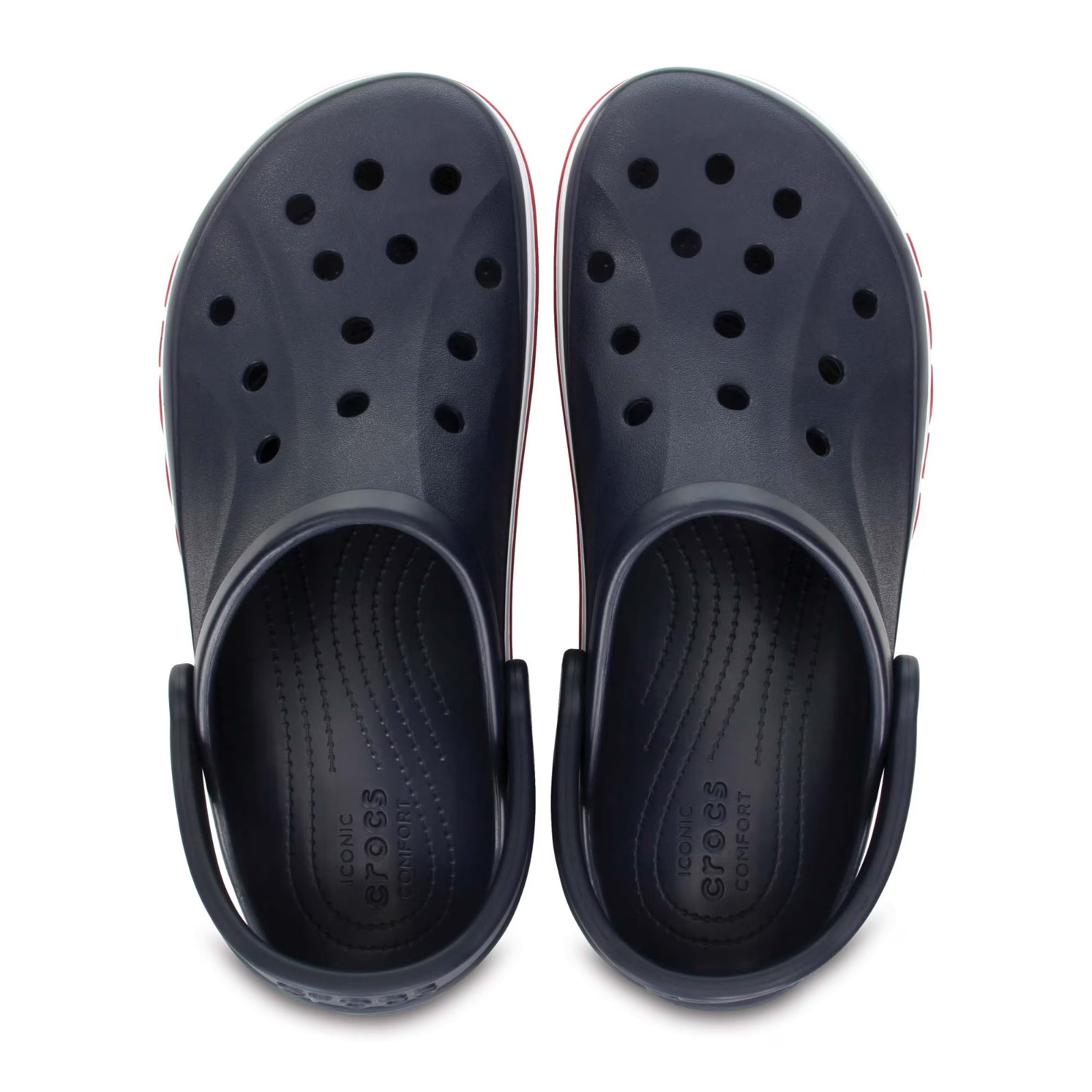 NEW! Crocs Unisex Bayaband Clog Men’s Women’s Comfortable Navy/Pepper Size US