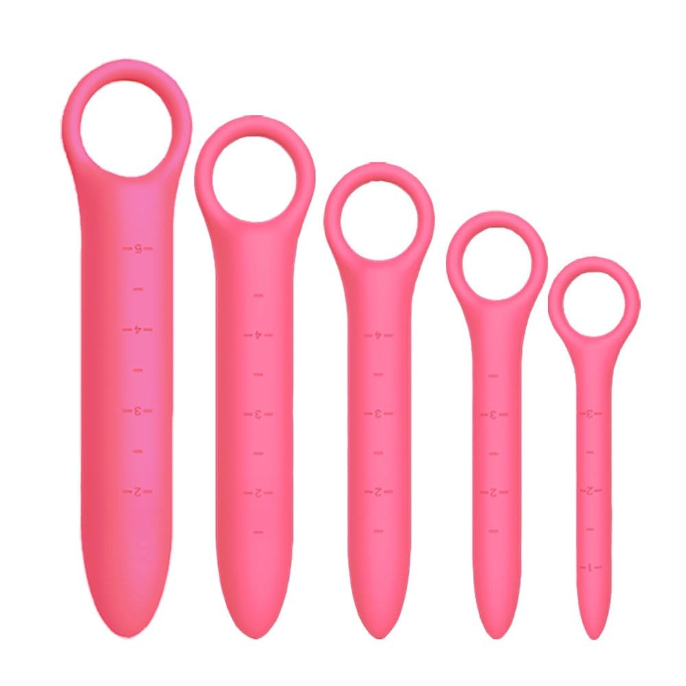 5-Pack Silicone Dilators for Pelvic Floor for Women with Fine Scales, Pelvic Wan