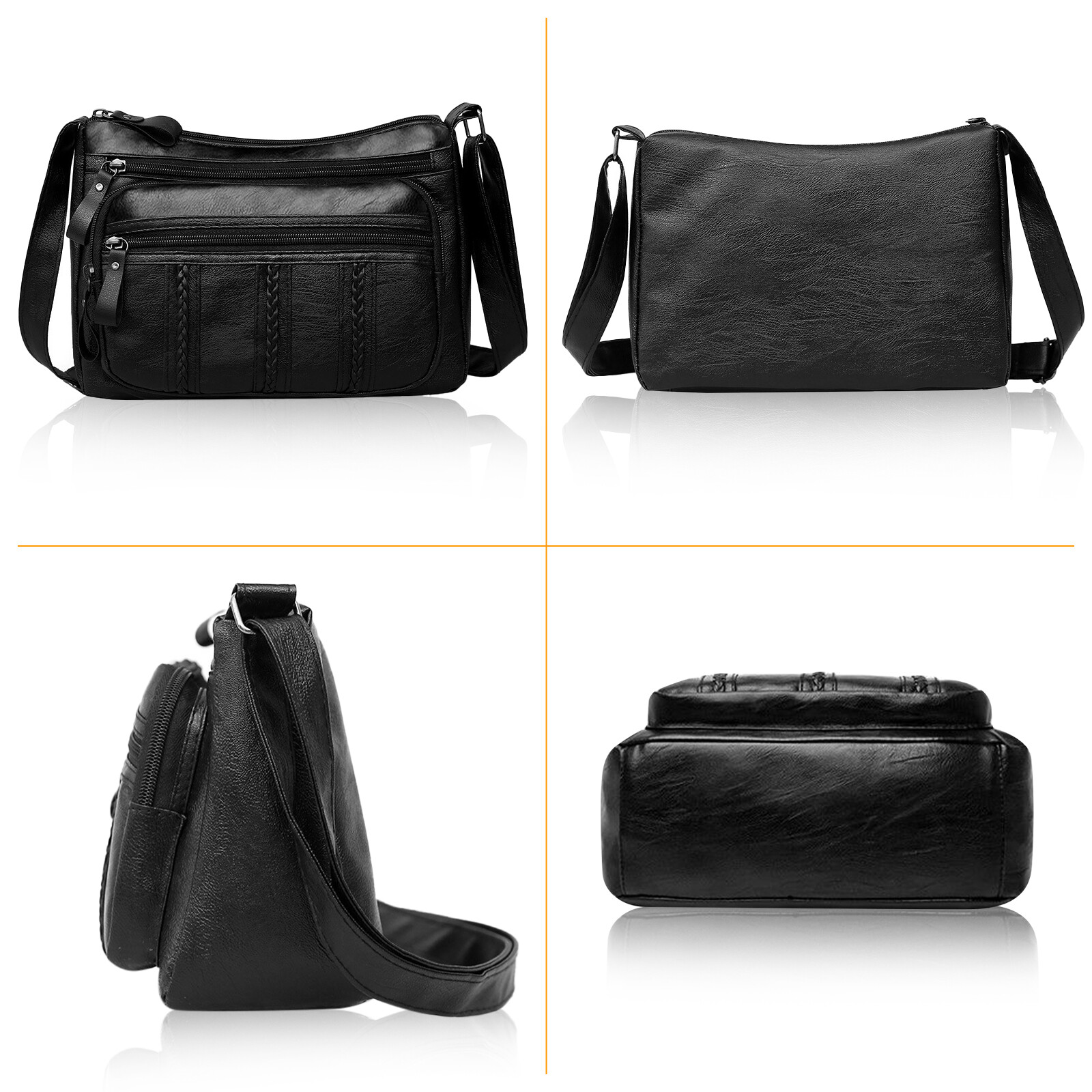 Women Large Cell Phone Purse Wallet Handbag Case Shoulder Bag Cross Body Pouch