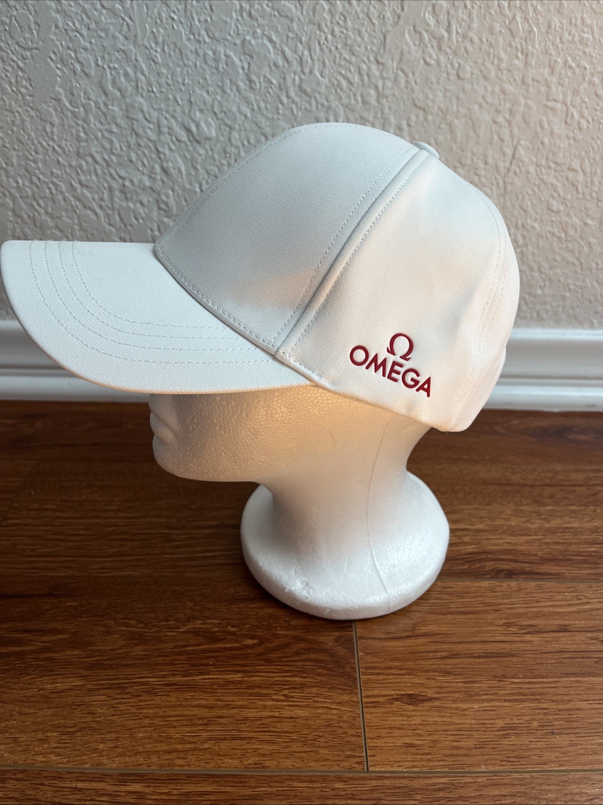Omega (Watch) White Adjustable Hat From Authorized Dealer New ** Read