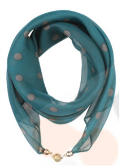 Casual Wear Chiffon Scarf Lightweight Polyester Fiber Soft Comfortable Feel