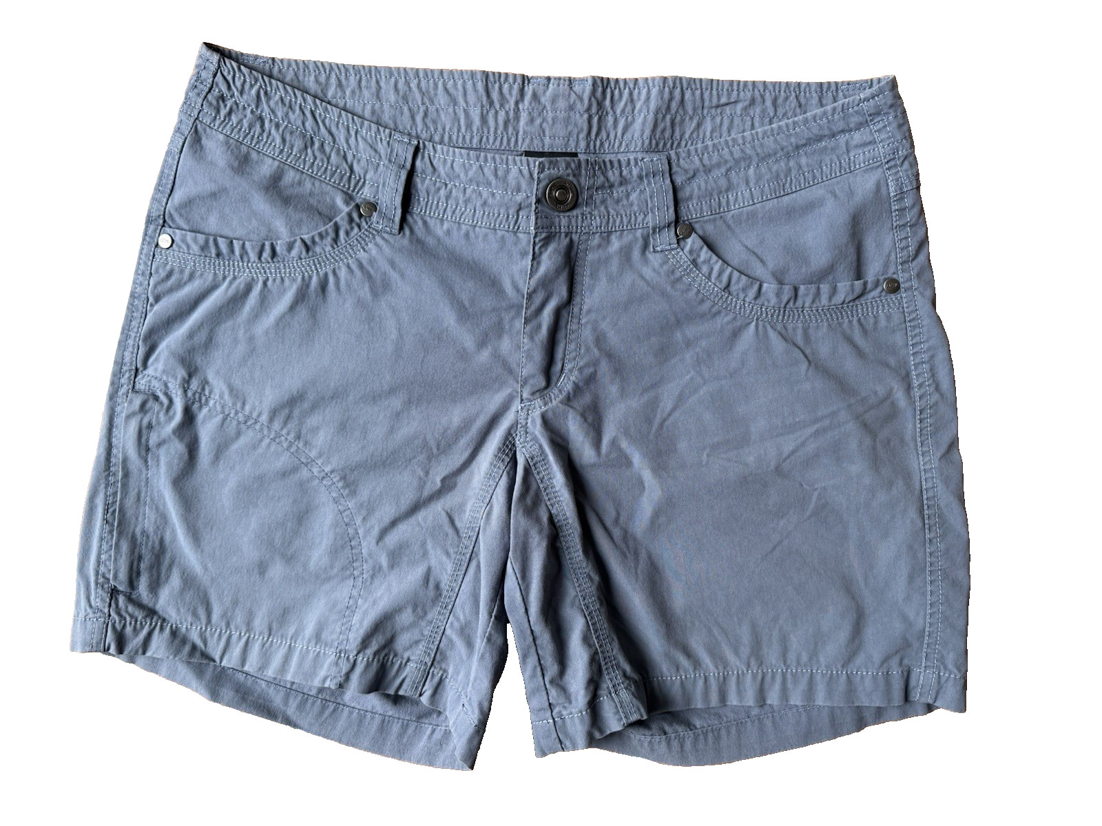 Kuhl Hiking Shorts Blue Size 8 Outdoor Camping Style #6078 Born in the Mountains