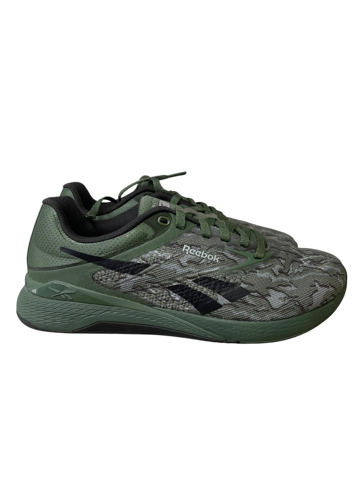 Reebok Men Sneaker Running Casual Nano X5 100229391 Green Black Grey Size 6.5 M