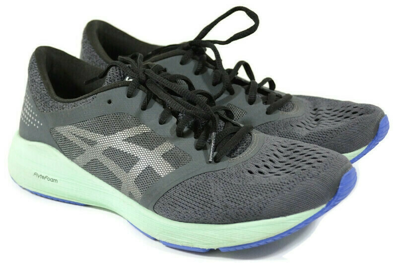 Asics Roadhawk FF Women’s Sz 9.5 Athletic Running Shoes T7D7N Gray Silver Green