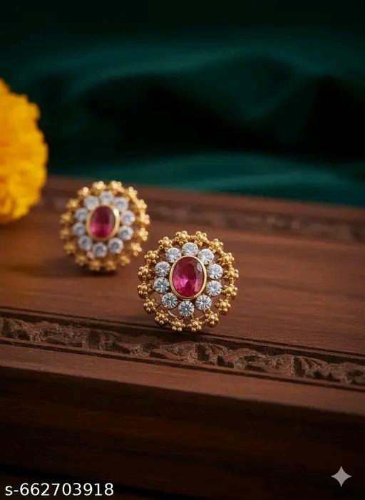 Indian Bollywood Gold Plated Kundan Choker Bridal Necklace Earrings Jewelry Set