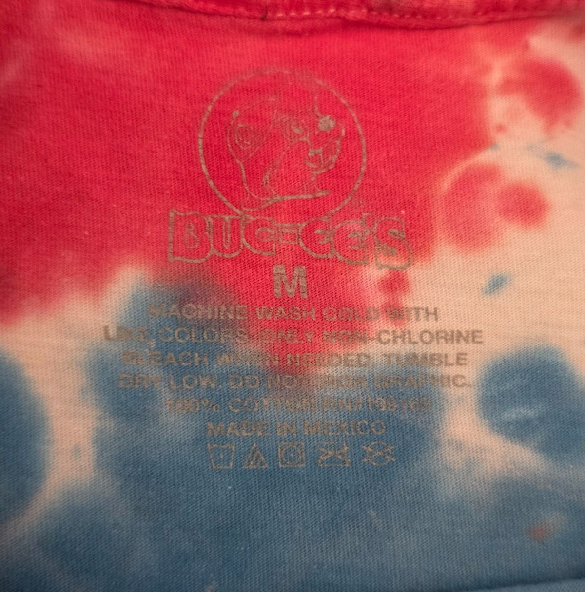 Bucees Red White and Blue Let’s Get Poppin Shirt 4th of July Celebration Adult M
