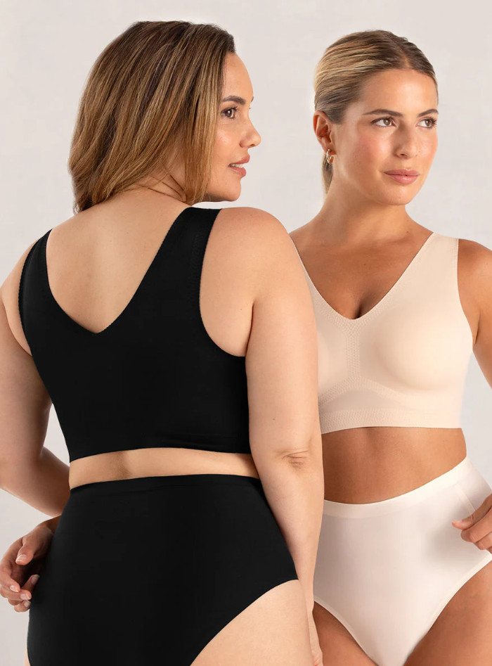Truekind® Everyday Comfort V-Neck Bralette