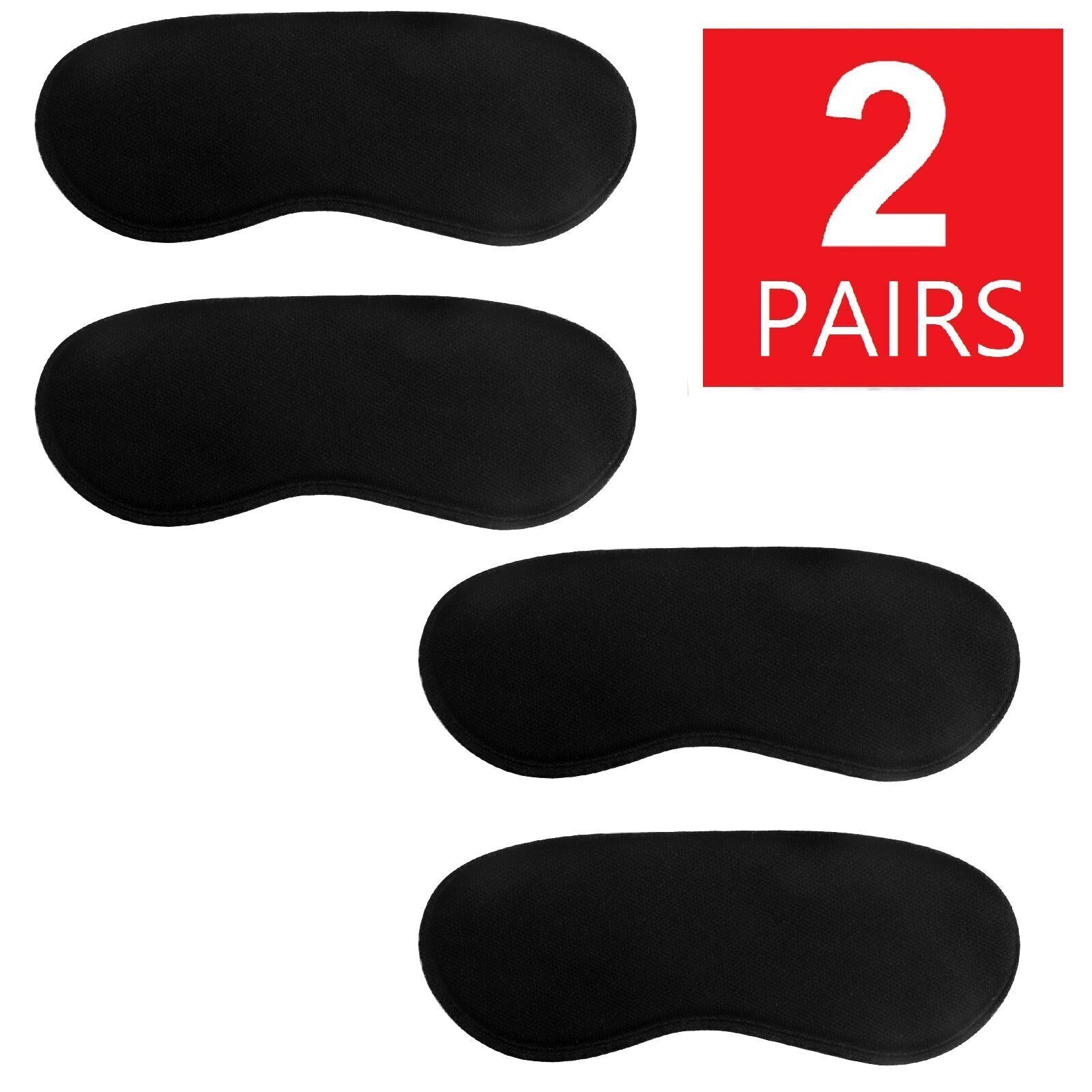 2 Pairs Fabric Shoe Pads Inserts Cushion Liner Grip Back Heel Inserts Insoles