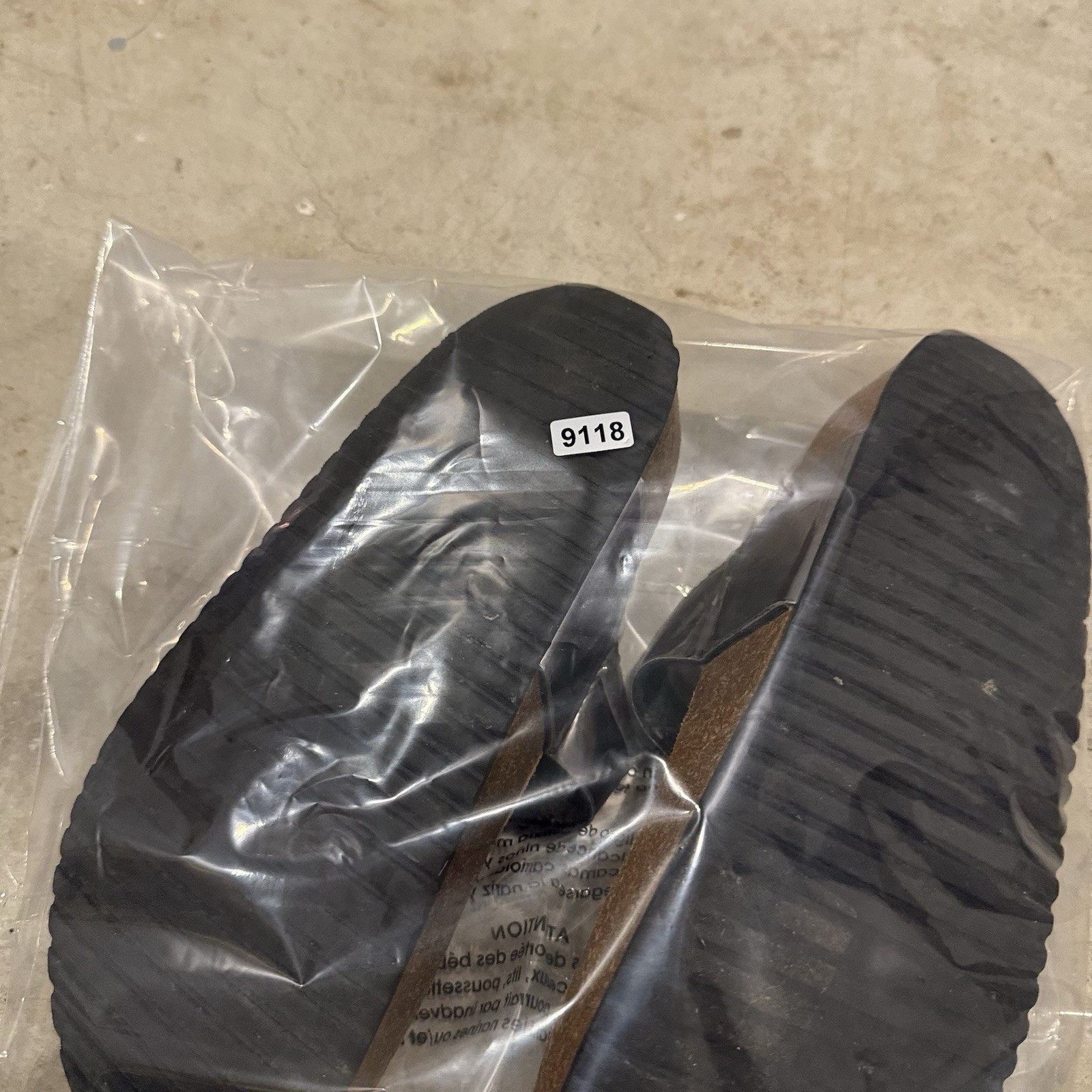 Goldstar Women’s Wedge Cork Sandals Black EU 37 US 6 Made in Italy Adjustable