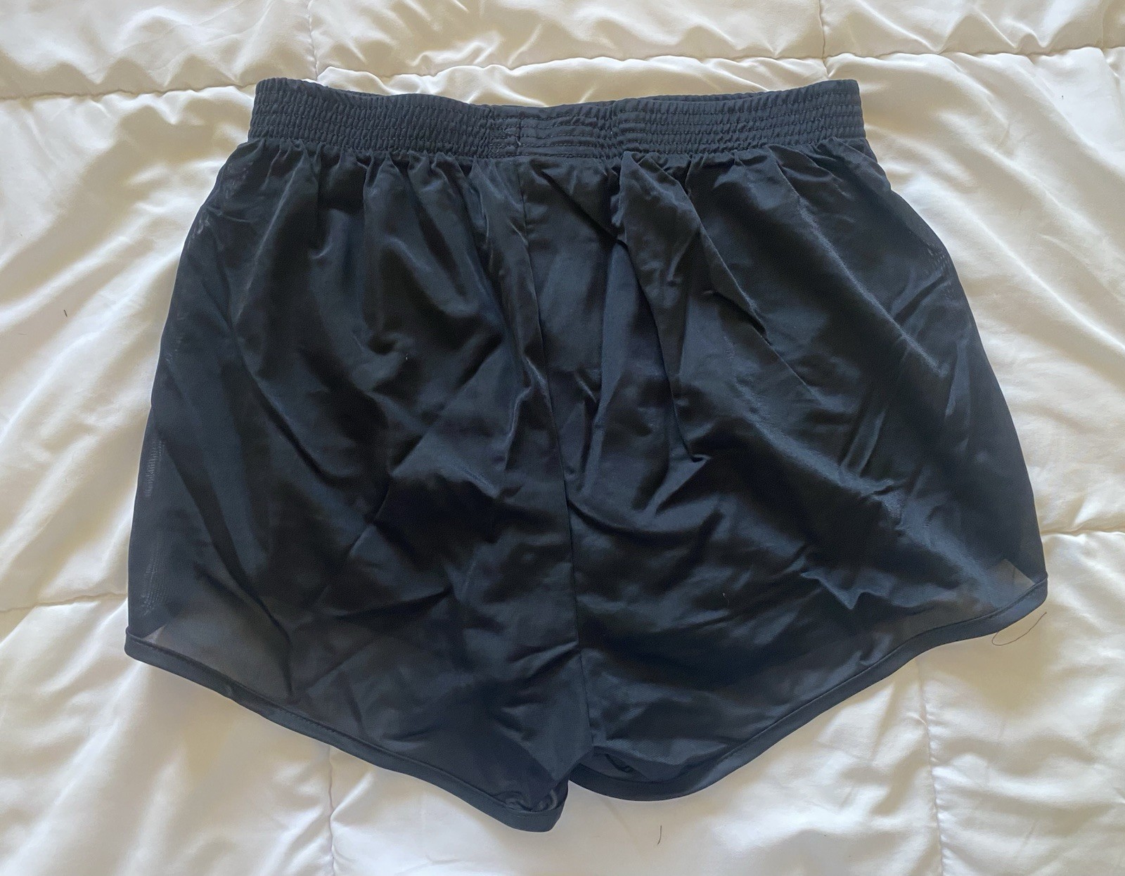 MX3 PT Shorts 137 Size XL Made In USA 100% Nylon Black Elastic Waist Pockets