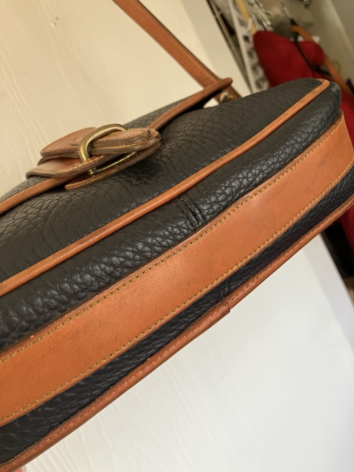 Dooney and Bourke all weather leather, made in the USA. Vintage.