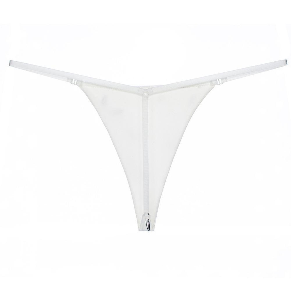 Stylish Low Waist T Back Bikini Underwear Polyester Fiber for Women Solid