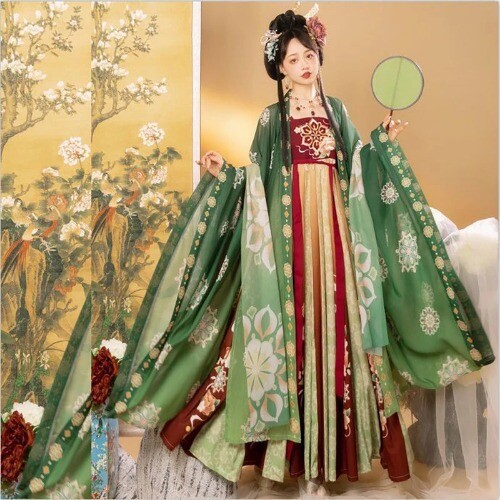 Oversized 8XL Hanfu Dress Women Chinese Ancient Traditional HanfuCosplay Costume