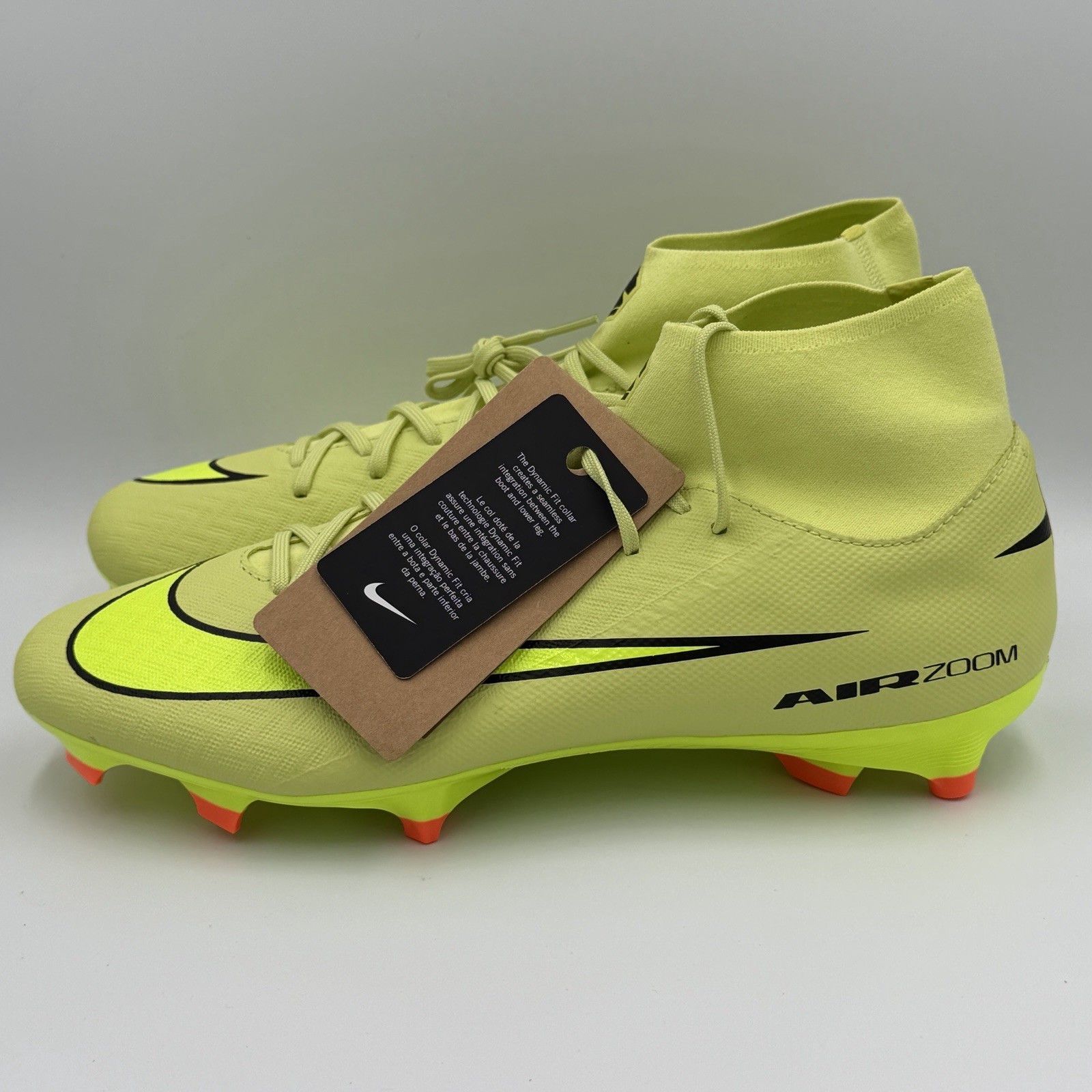 Nike SUPERFLY 10 ACADEMY Abrasion Resistant Soccer Men FQ1456-300 New Men Sz 9.5