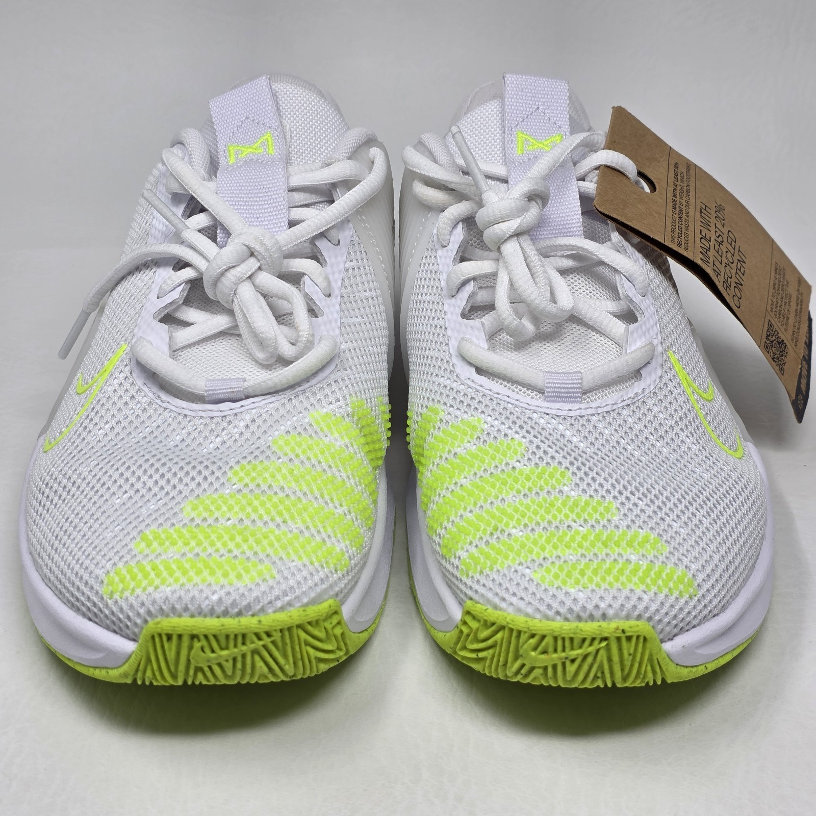 Nike Metcon 9 Mens Size 6.5 White Green Volt Athletic Shoes DZ2617-104 New