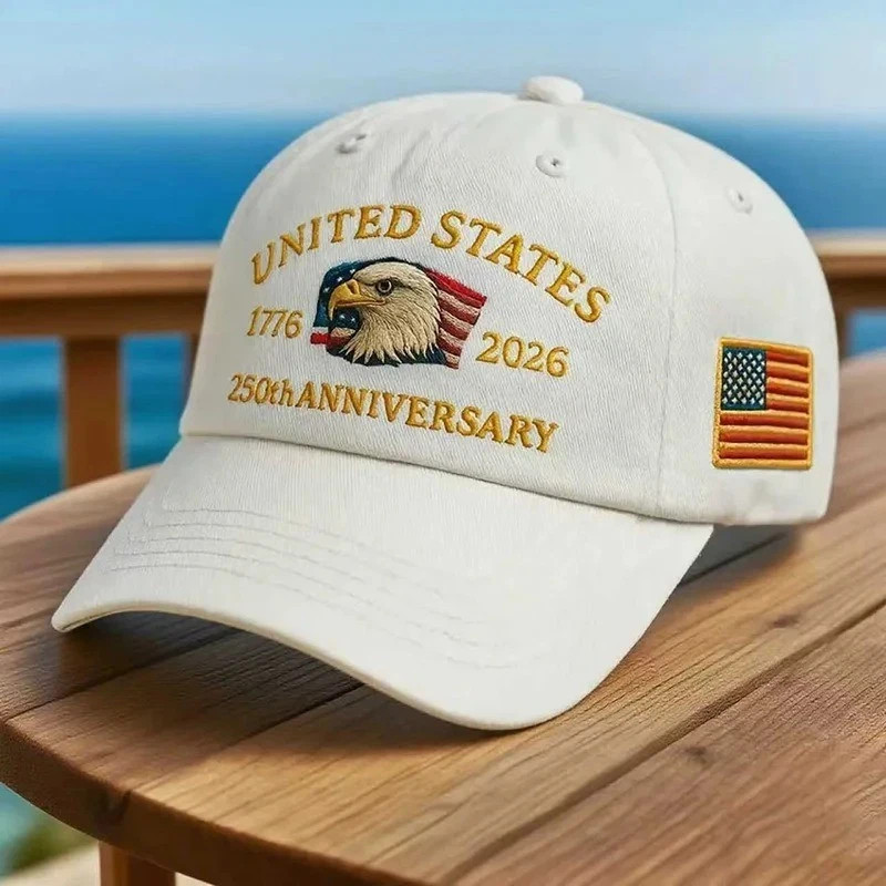 United States 250th Anniversary Baseball Cap – 3D Embroidered Hat***