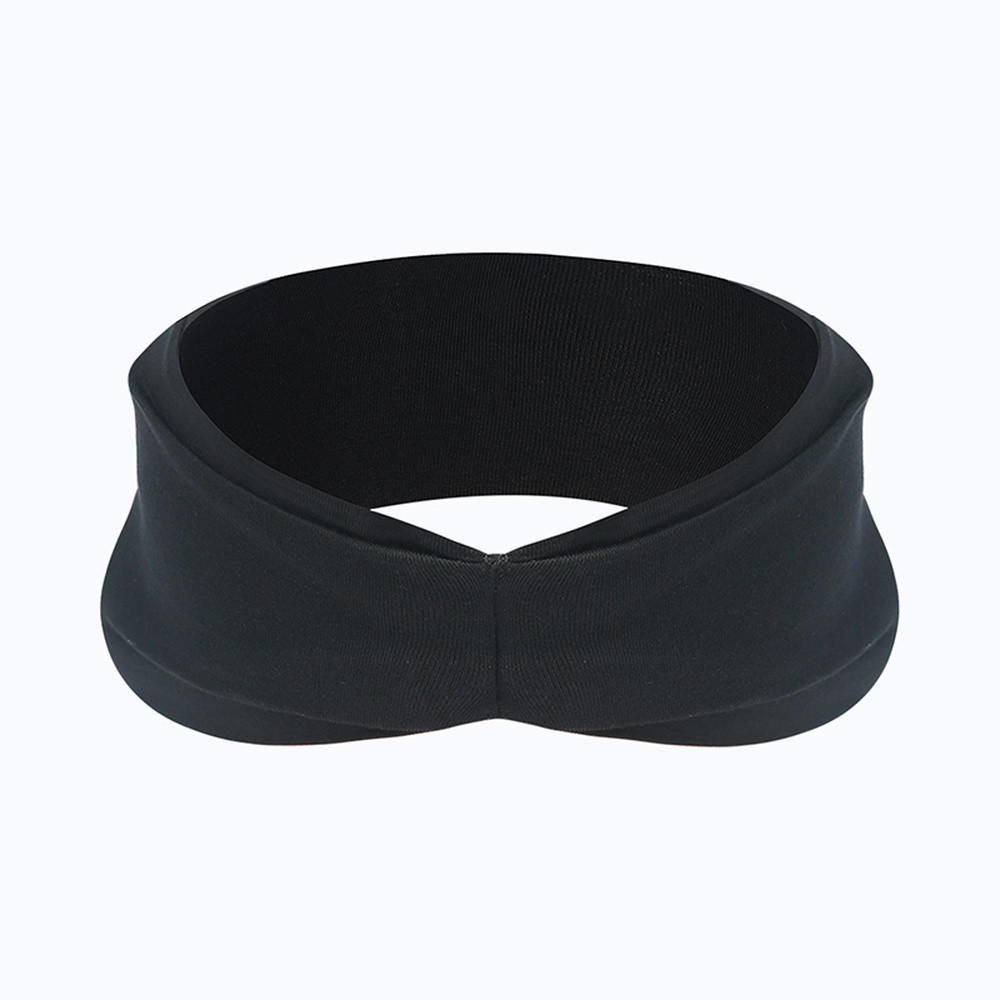 Men Headband Sweat Band Wide Headbands for Running Cycling Tennis Gym Training