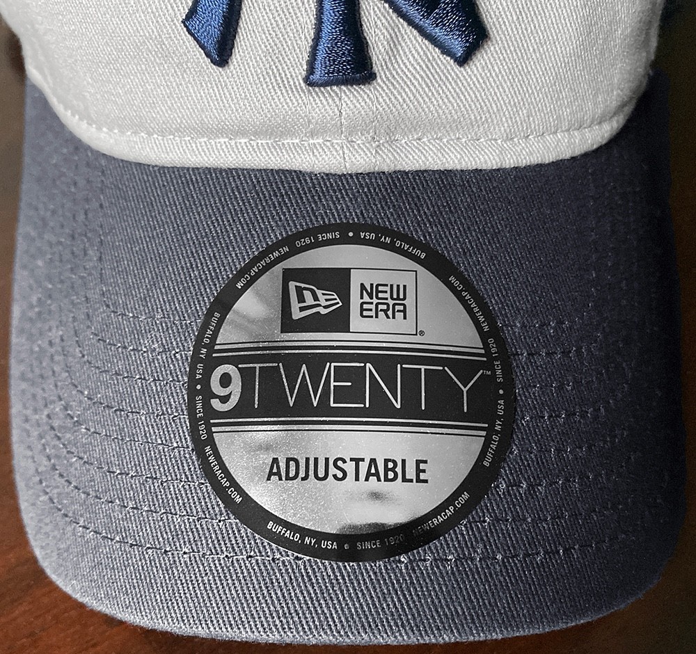 NEW ‘New Era’ Brand 9 Twenty Official New York Yankees Navy Blue & Grey Baseball