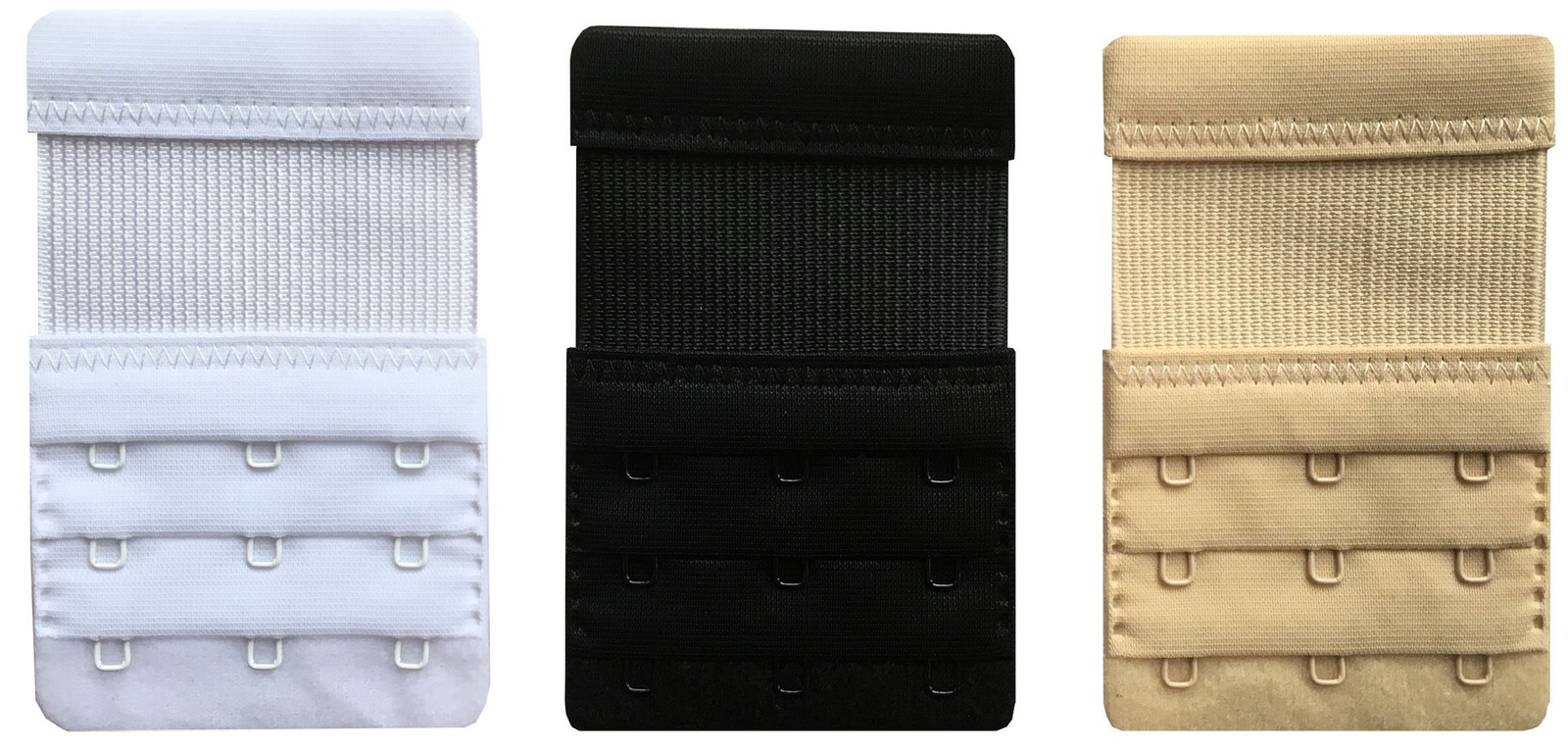 Women Pack Of 3 Soft Comfortable 3 Hooks Bra Extender