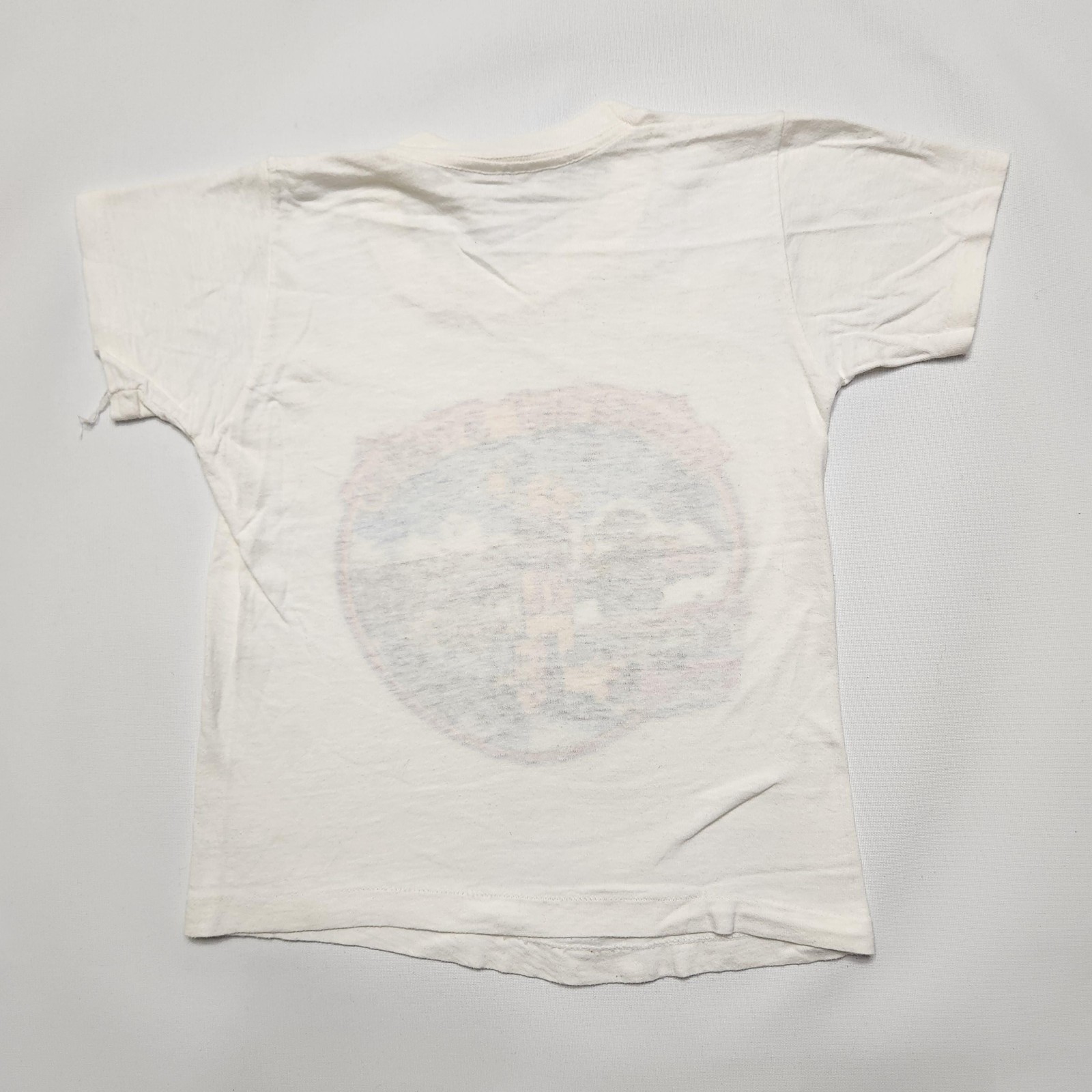 Vintage 1980s Universal Studios Kids T Shirt White Graphic Tee White Hawk 3/4y