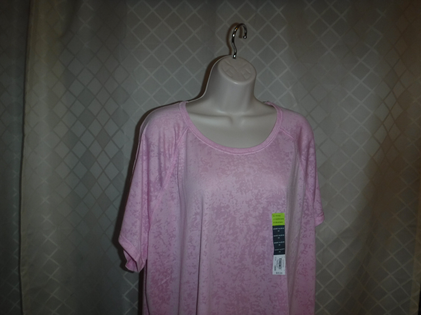 Size Plus Short Sleeve Active T-Shirts ,3X,2X,1X,Tek Gear Many Colors NWT