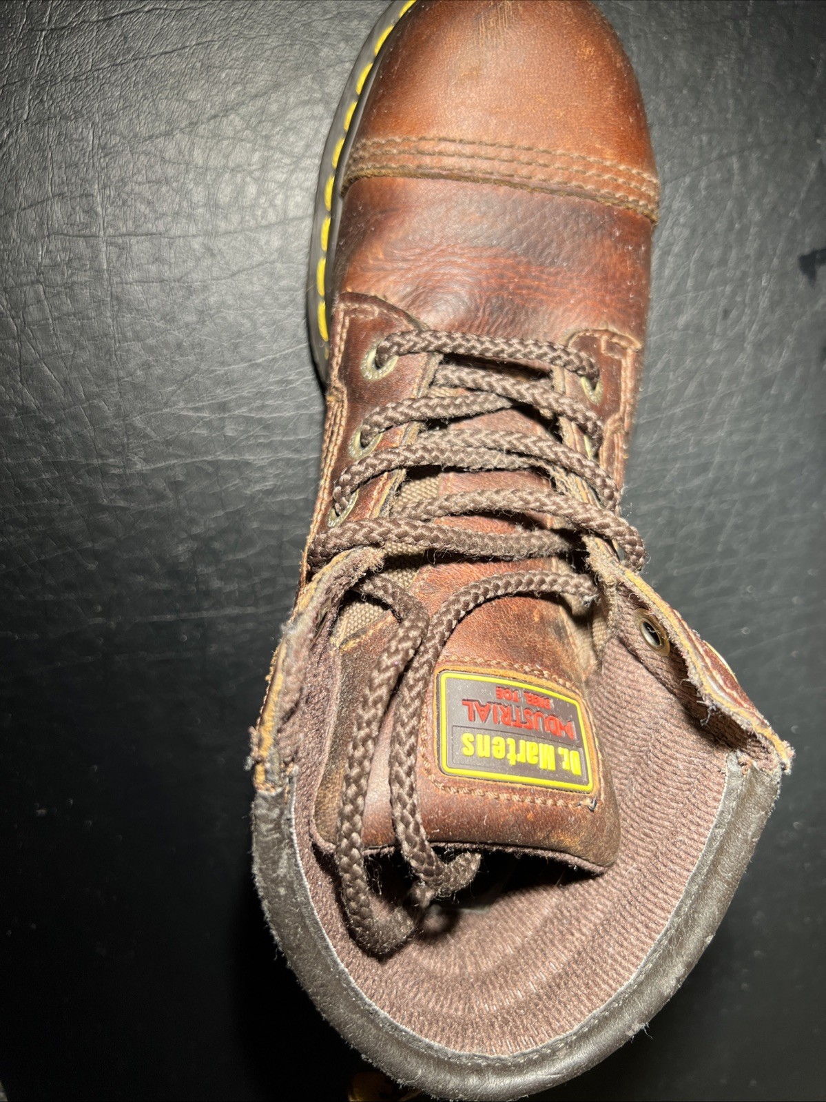 Dr. Martens Industrial Steel Toe Work Boots Brown Men’s US 7 UK 6 EU 39