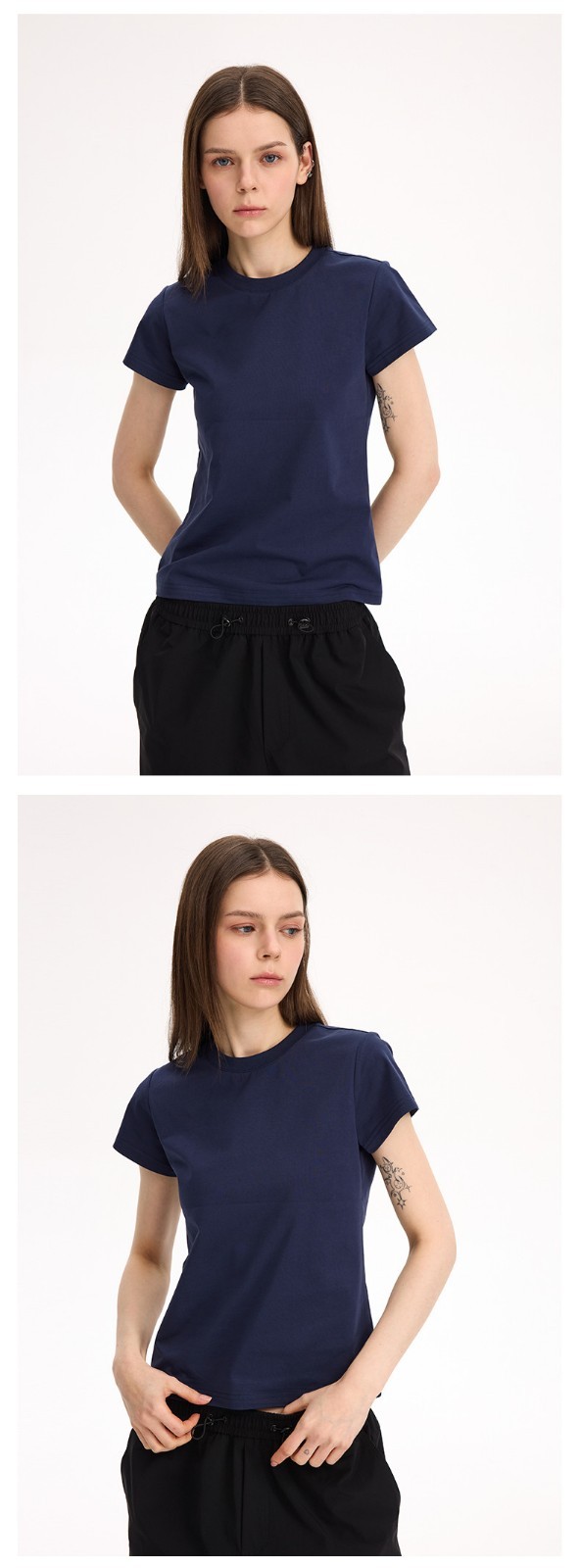 Unisex Premiun Cotton T-SHIRT Cooling SOLID Blank Tee Casual Work Top S-XL