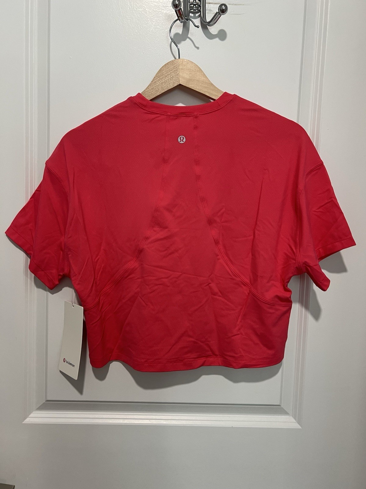 Lululemon Abrasion-Resistant Training Tee Size 4 Lipgloss NWT $68