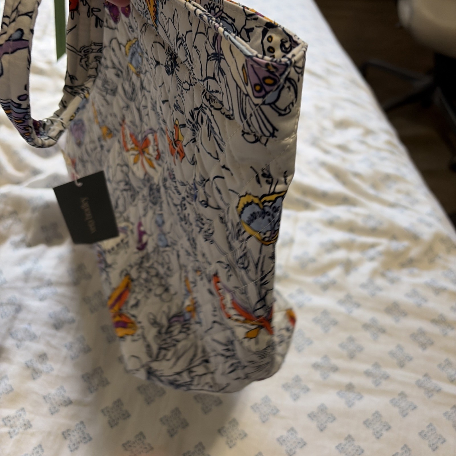Vera Bradley 50299-20063 Wing + Bloom Hathaway Tote Bag Butterfly ~NEW WITH TAG~