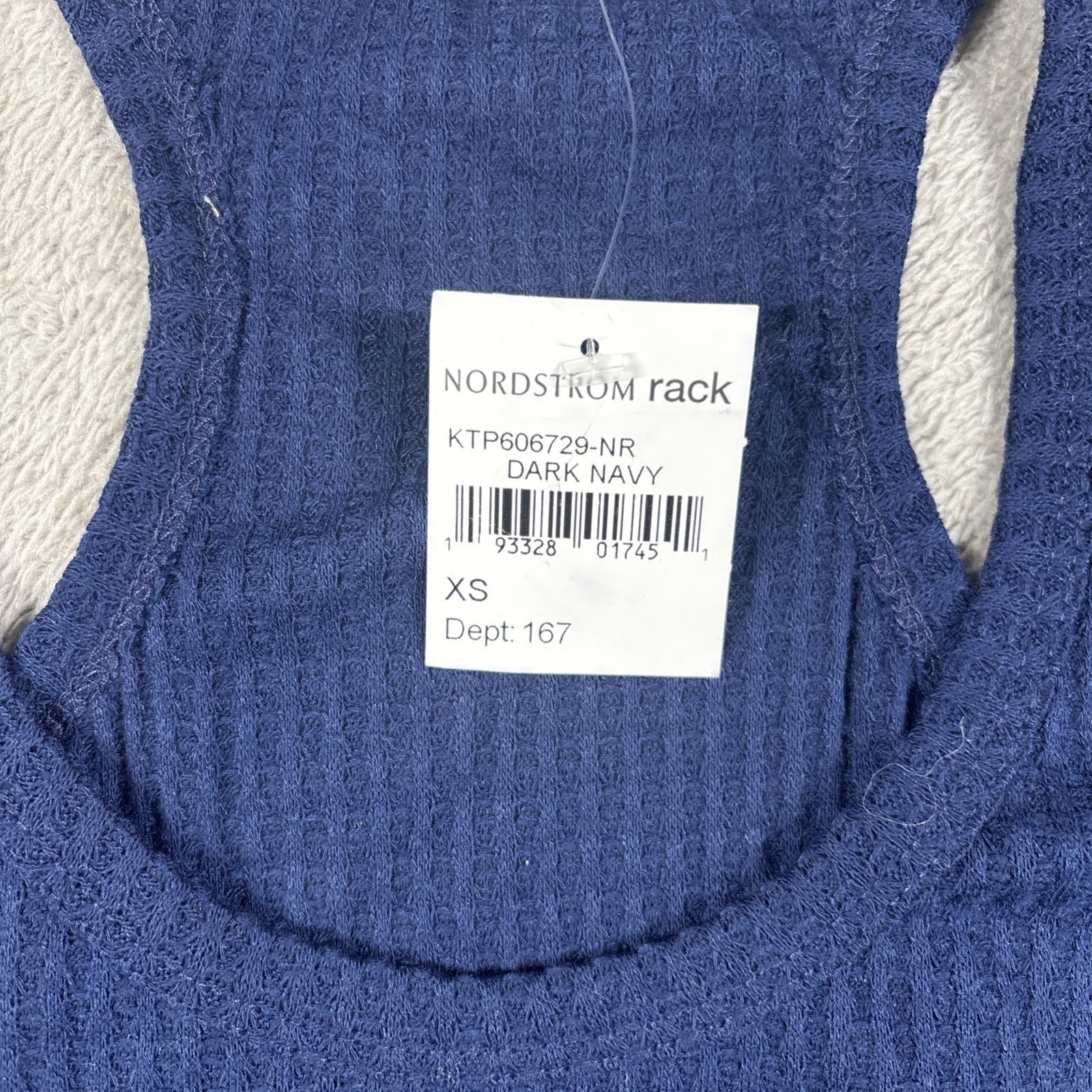 Socialite Nordstrom Waffle Knit Racerback Marsala Scoop Neck Tank Size XS New