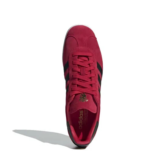 Adidas Manchester United x Gazelle Red Black Men’s Athletic Shoes IE8503