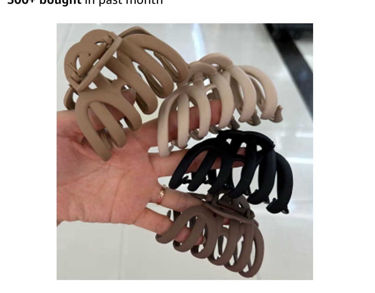 4 Pcs Octopus Claw Clips Octopus Hair Claw Clips for Women 3.8″ Large Hair Claw