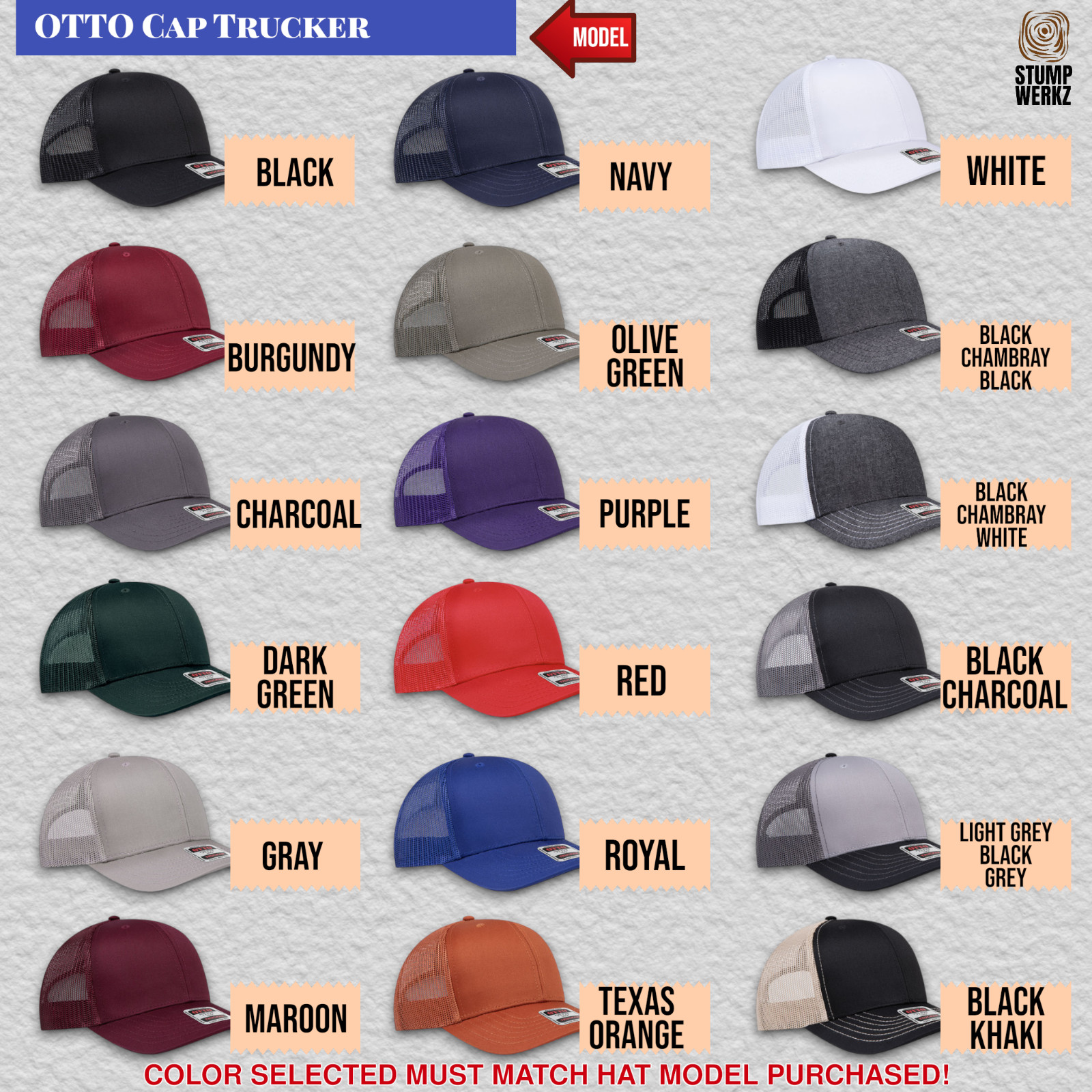 Custom Hat Trucker Hat Baseball Cap Personalized Your Logo or Art Design