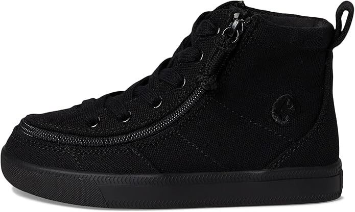 BILLY Footwear Classic Lace High Sneakers – Black to the Floor – Toddler Size