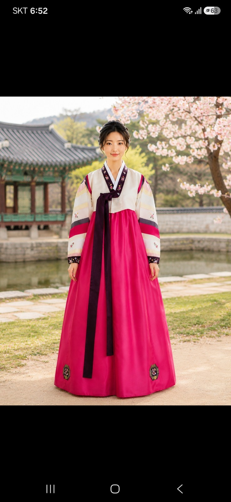 Original Korean Traditional Versatile 2-in-1 Look Hanbok Set