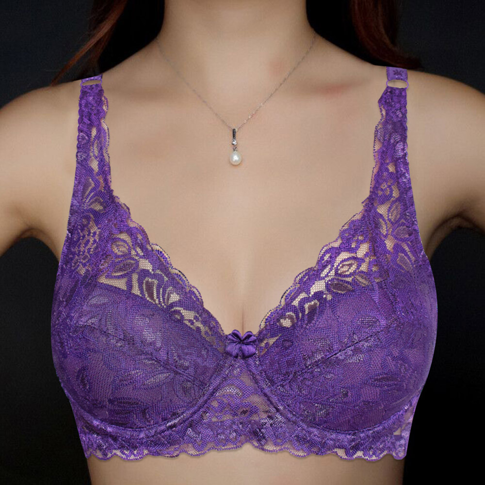 Ladies Bras Lingerie Lace Push Up Bra Underwire Bralette Underwear 32-42 A B C D