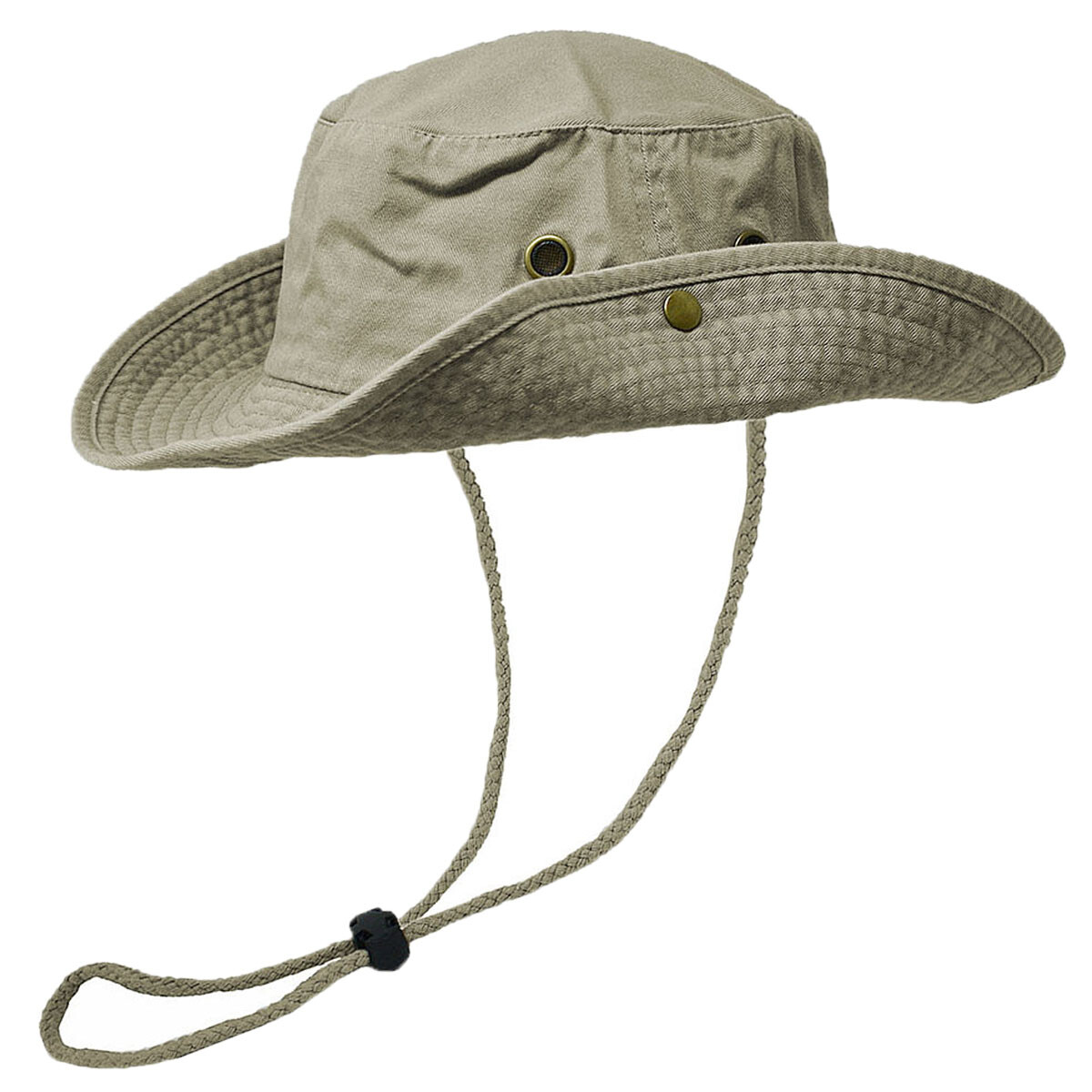 Summer Men Sun Bucket Hat 100% Cotton Fishing Camping Safari Boonie Military Cap