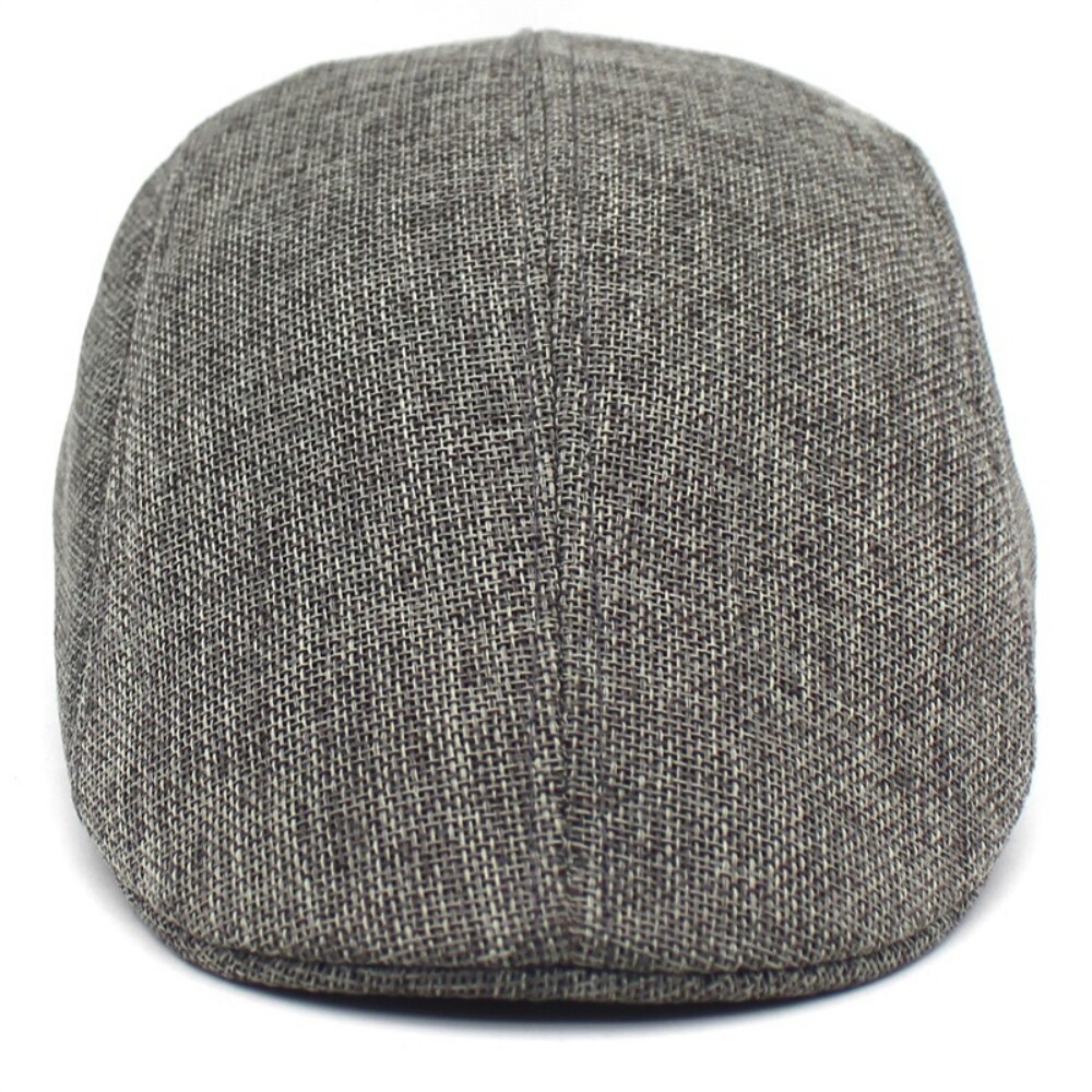Woven Flat Gatsby Cap Mens Summer Sun Flat Cabbie Newsboy Ivy Hat Golf Driving
