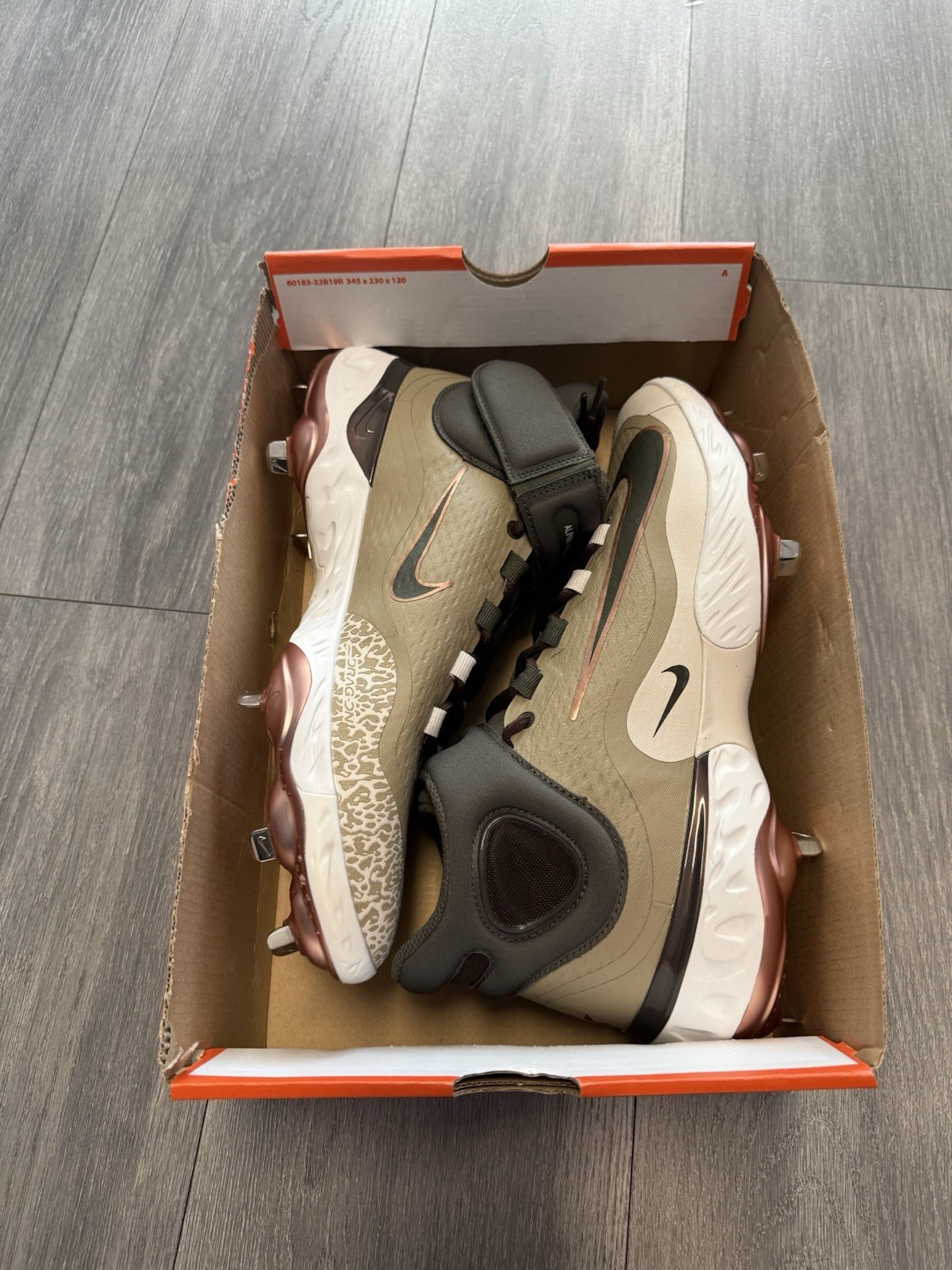 Nike x RBI Alpha Huarache Elite 4 MD SM P FZ7344-200 Baltimore Orioles Size 11