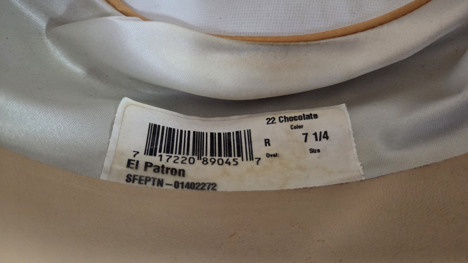 Stetson 30X El Patron Cowboy Hat – CHOCOLATE 7 1/4 – SFEPTN-01402272