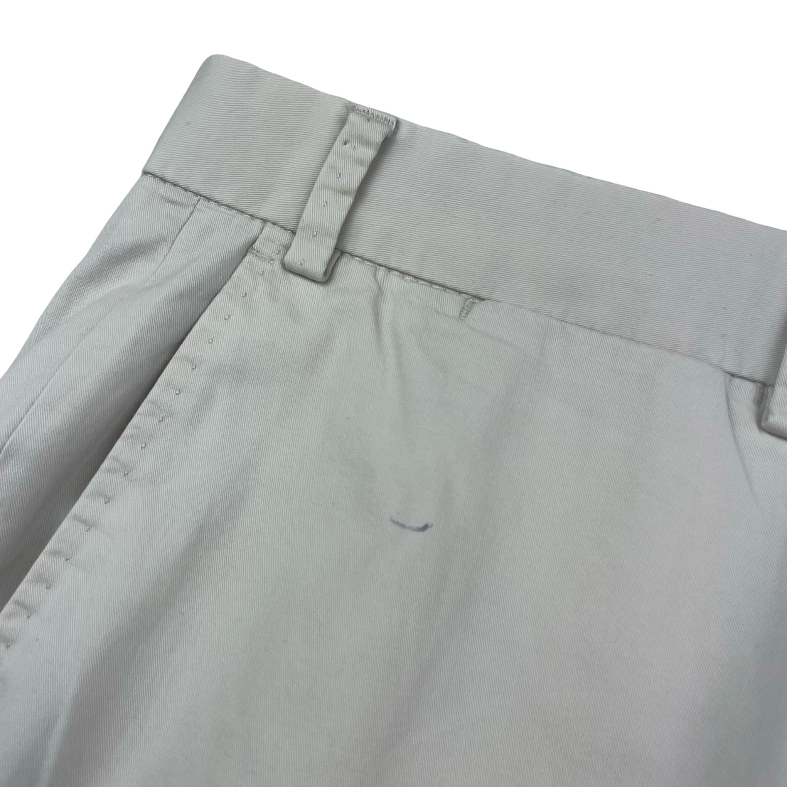 Hiltl Men’s Cotton Stretch Flat Front Dress Pants Light Khaki/Tan • 40×28