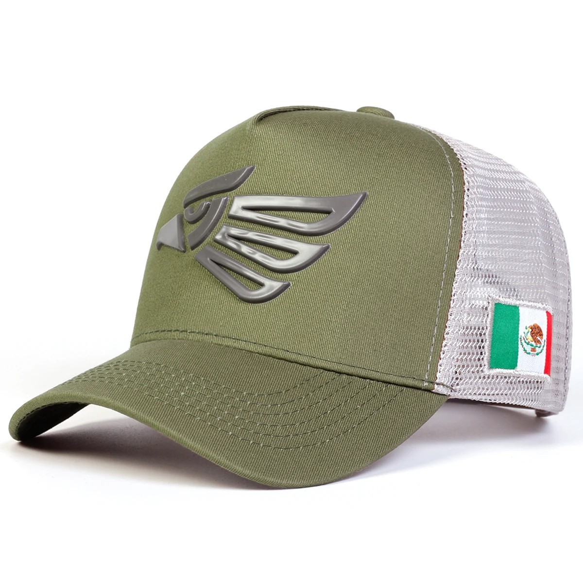 Unisex Mexican Eagle Label Baseball Net Cap Outdoor Adjustable Spring Summer Hat