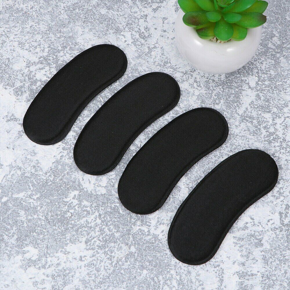 2 Pairs Fabric Shoe Pads Inserts Cushion Liner Grip Back Heel Inserts Insoles