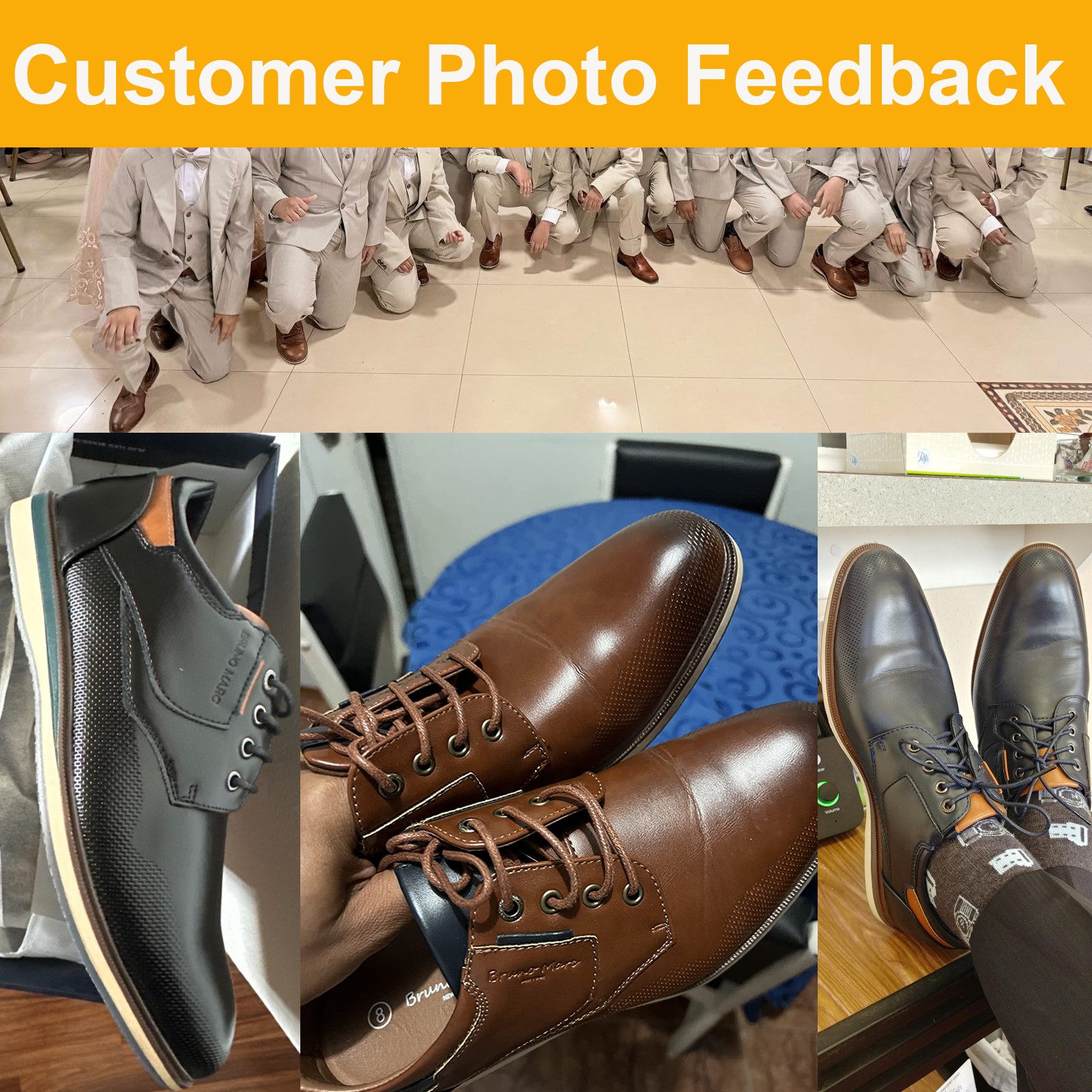 Men’s Casual Shoes Dress Shoes Shoes Lace up Classic Oxford Shoes US Size 6.5-13